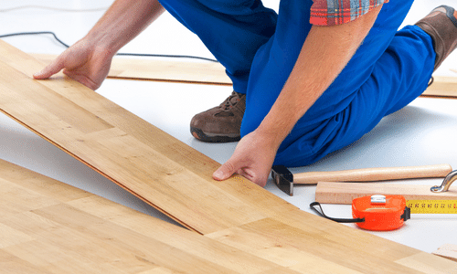 laying laminate flooring