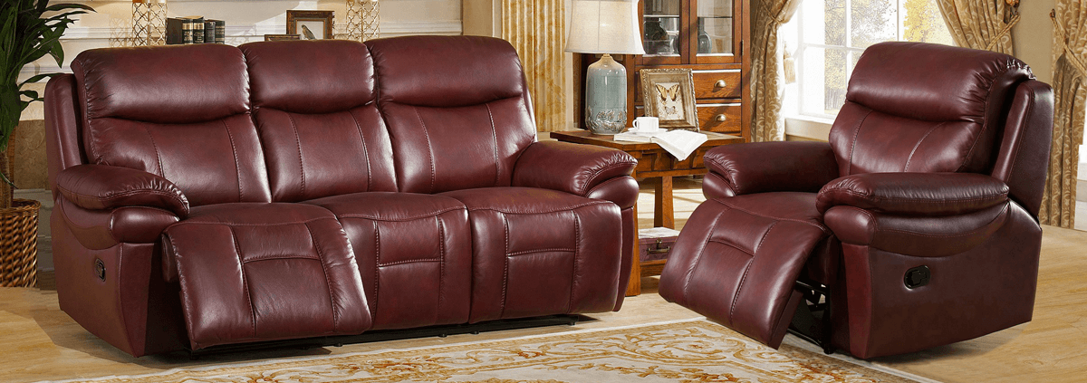 Leather 3 Seater Sofa